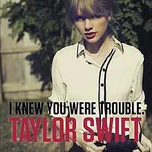 Album cover of "I Knew You Trouble" by Taylor Swift