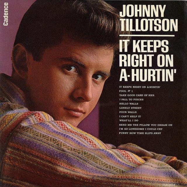 Portada de Álbum "It Keeps Right On A-Hurtin'", de Johnny Tillotson