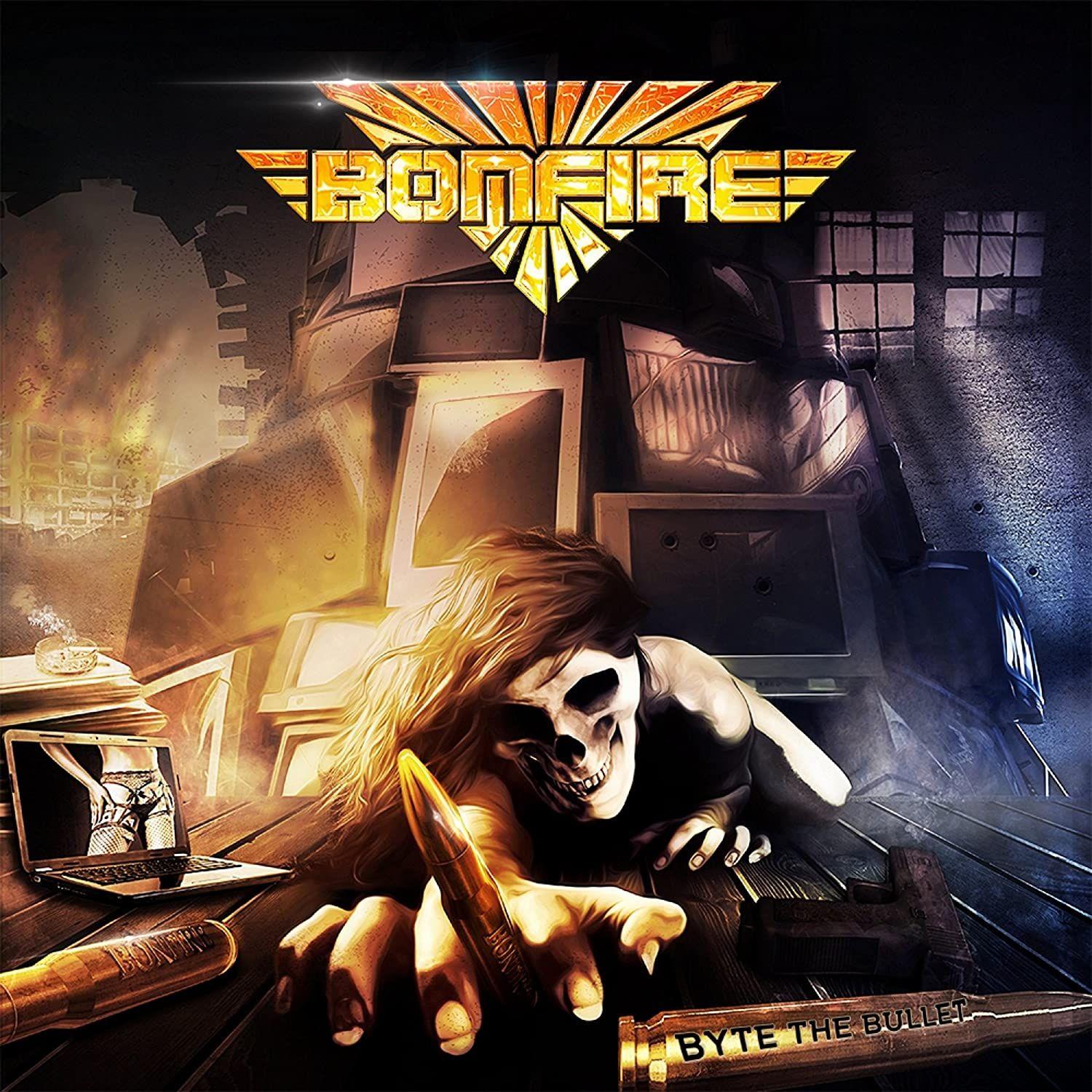 Portada de Álbum "Byte The Bullet", de Bonfire