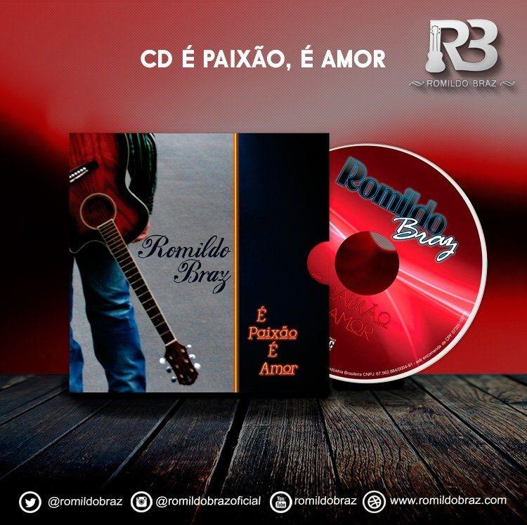 Portada de Álbum "É Paixão é amor", de Romildo Braz