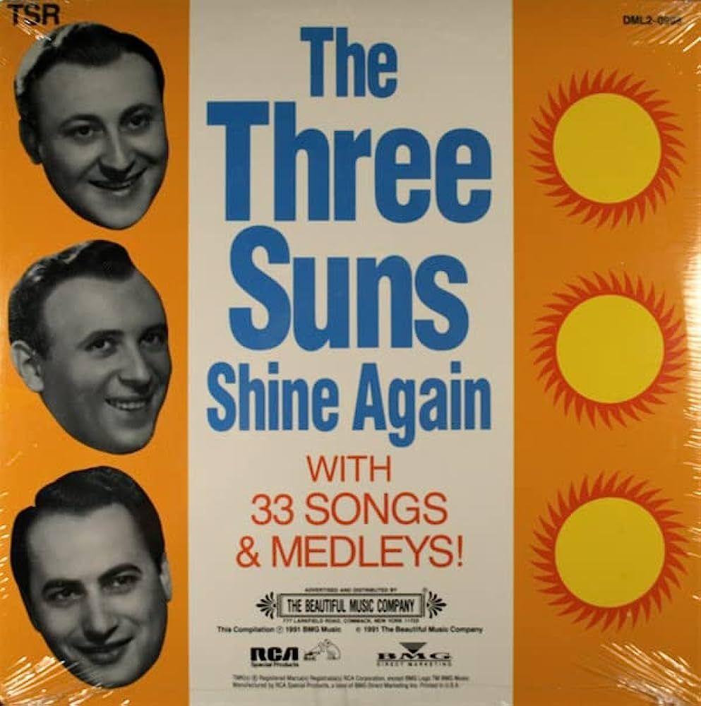 Capa do álbum "The Three Suns Shine Again", de The Three Suns