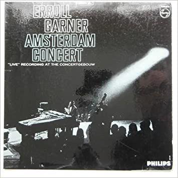 Capa do Álbum "Amsterdam Concert", de Erroll Garner