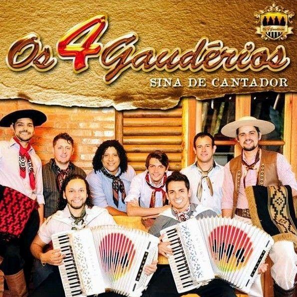 Portada de Álbum "Sina de Cantador", de Os 4 Gaudérios