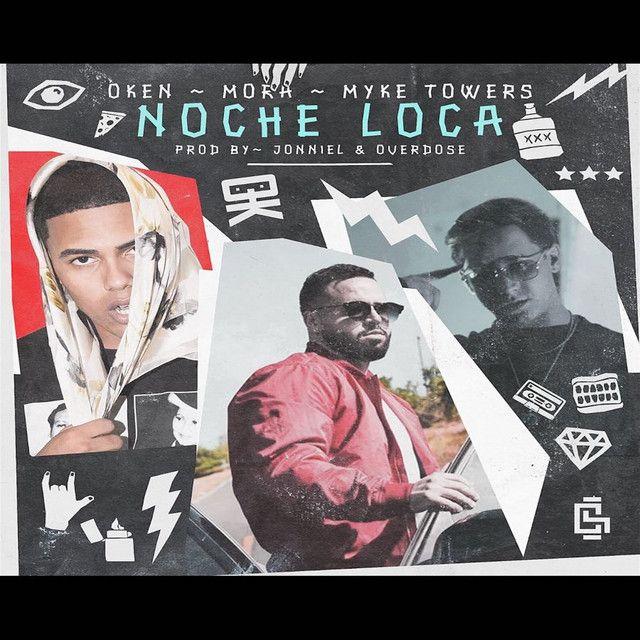 Portada del álbum "Noche Loca ", de Mora