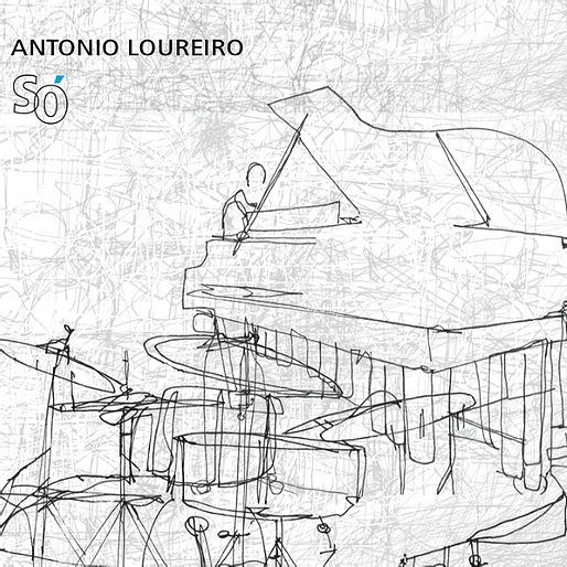 Portada de Álbum "Só", de Antônio Loureiro