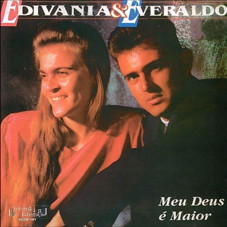 Capa do Álbum "Meu Deus é Maior", de Edivania e Everaldo
