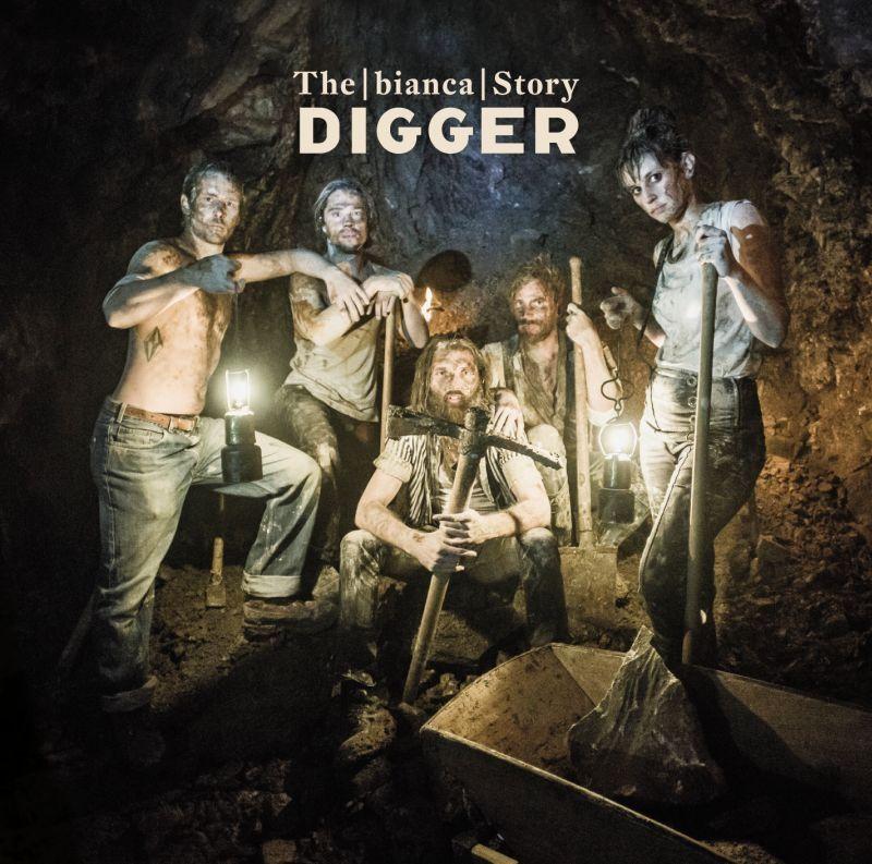 Portada de Álbum "DIGGER", de The Bianca Story