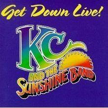 Portada de Álbum "Get Down Live", de KC And The Sunshine Band