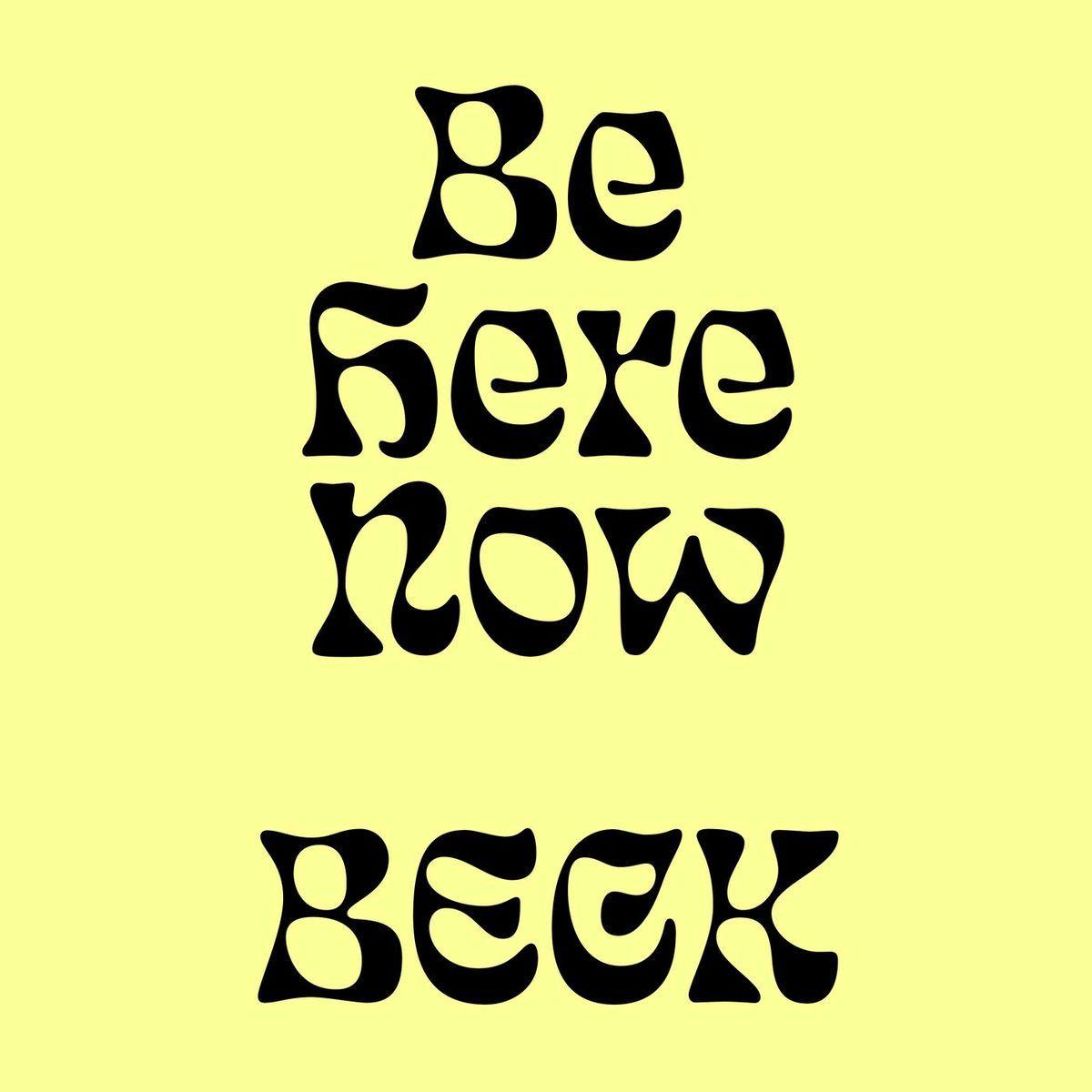Portada del álbum "Be Here Now", de Beck