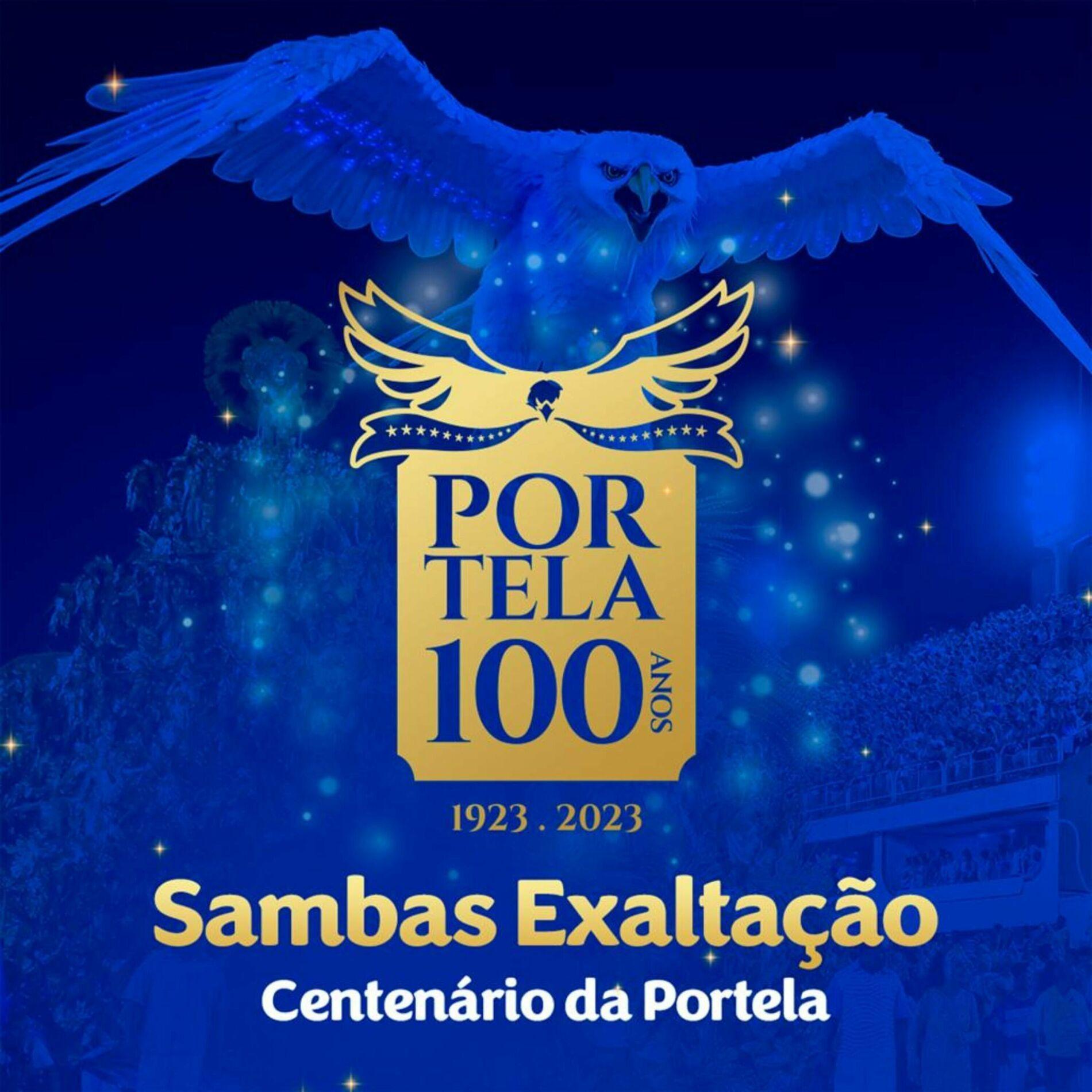 Portada de Álbum "Sambas Exataltação: Centenário da Portela (Portela 100 Anos, 1923 - 2023)", de G.R.E.S. Portela (RJ)