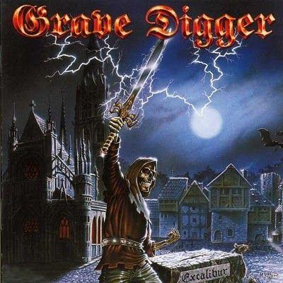Capa do álbum "Excalibur", de Grave Digger
