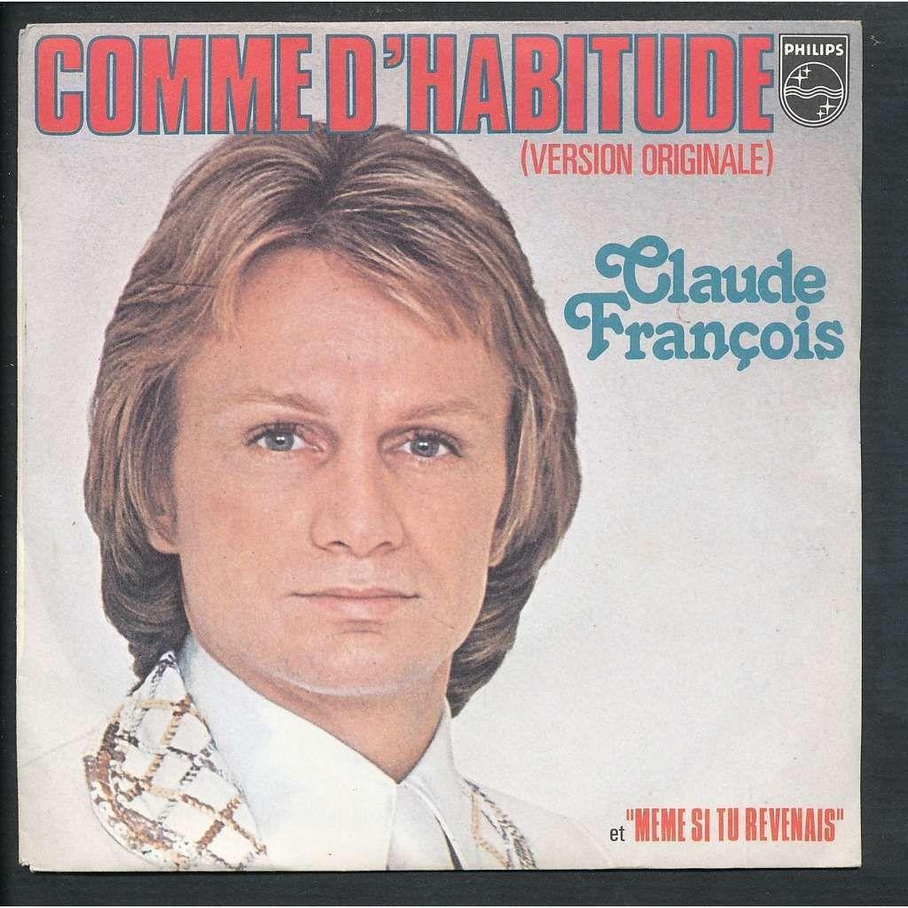 Portada de Álbum "Comme D'habitude", de Claude François