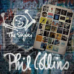 Capa do álbum "The Singles", de Phil Collins