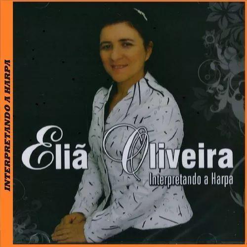 Portada de Álbum "Interpretando a Harpa", de Eliã Oliveira