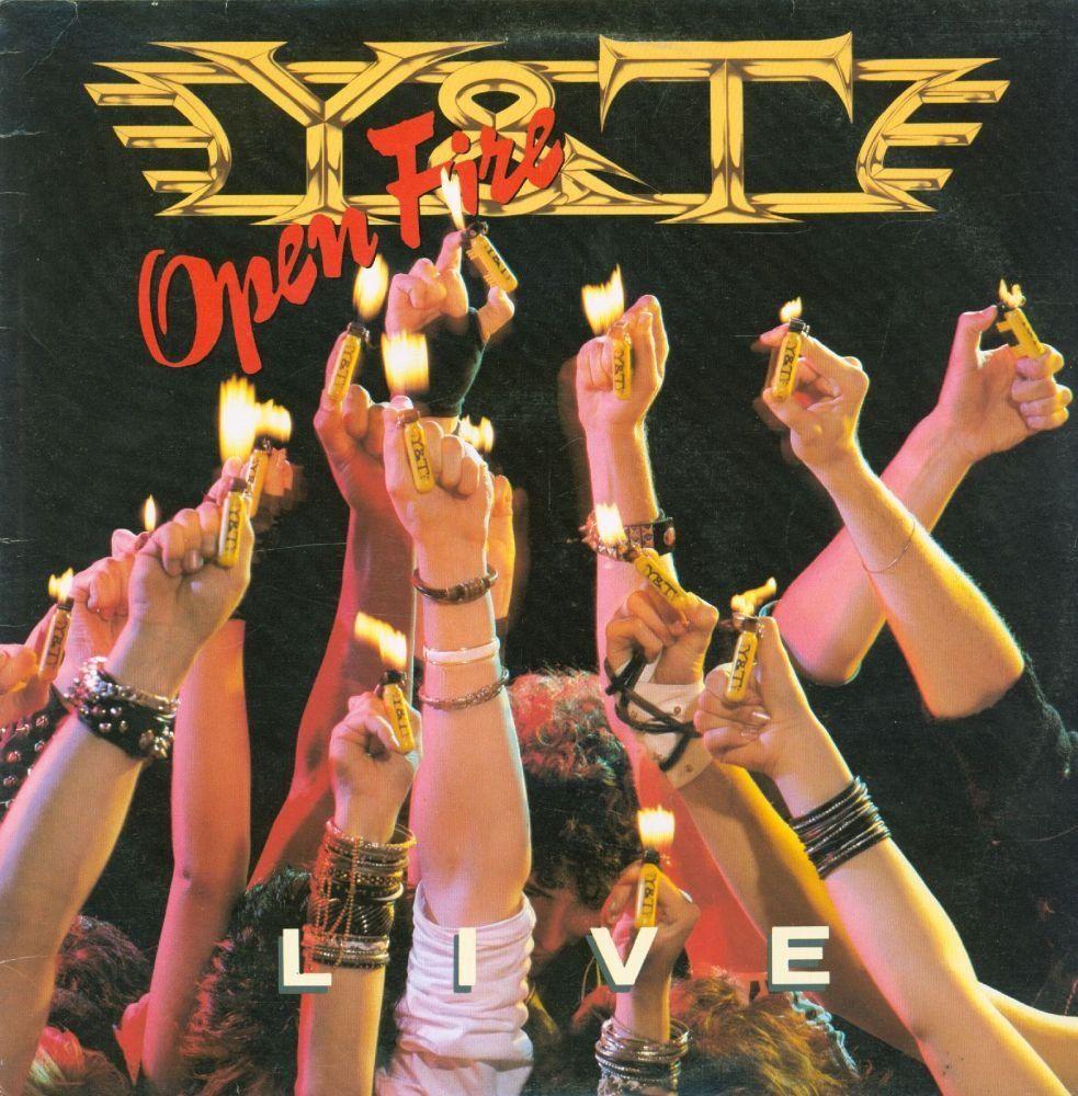 Portada de Álbum "Open Fire", de Y&T