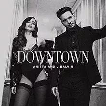 Portada del álbum "Downtown (part. J Balvin)", de Anitta