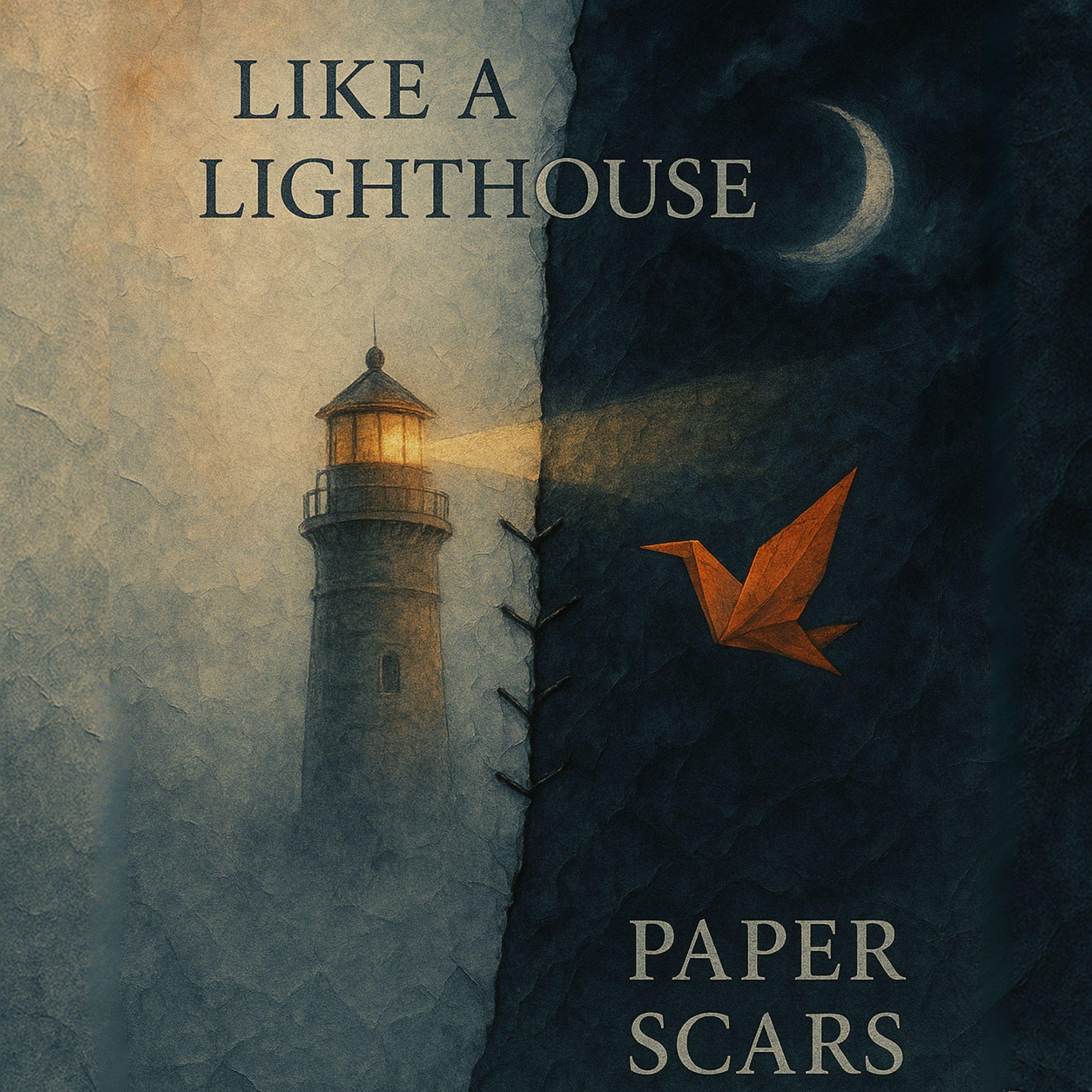 Portada de Sencillo/EP "Like a Lighthouse", de Paper Scars