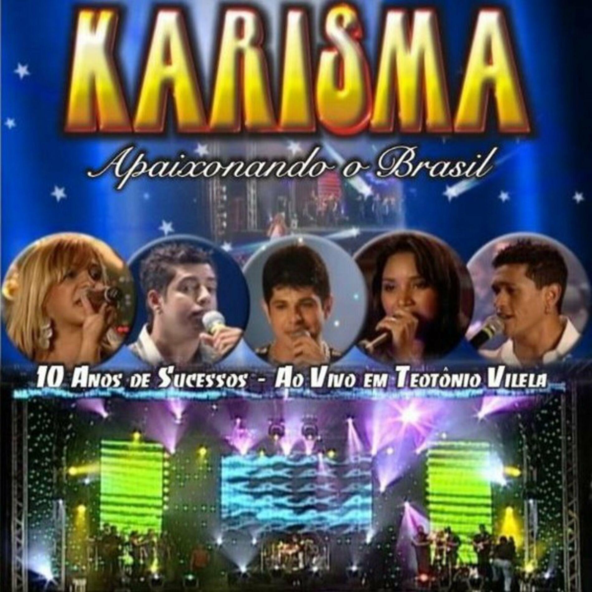 Album cover of "Vol. 10 - 10 Anos de Sucesso (Ao Vivo Em Teotônio Vilela)" by Banda Karisma