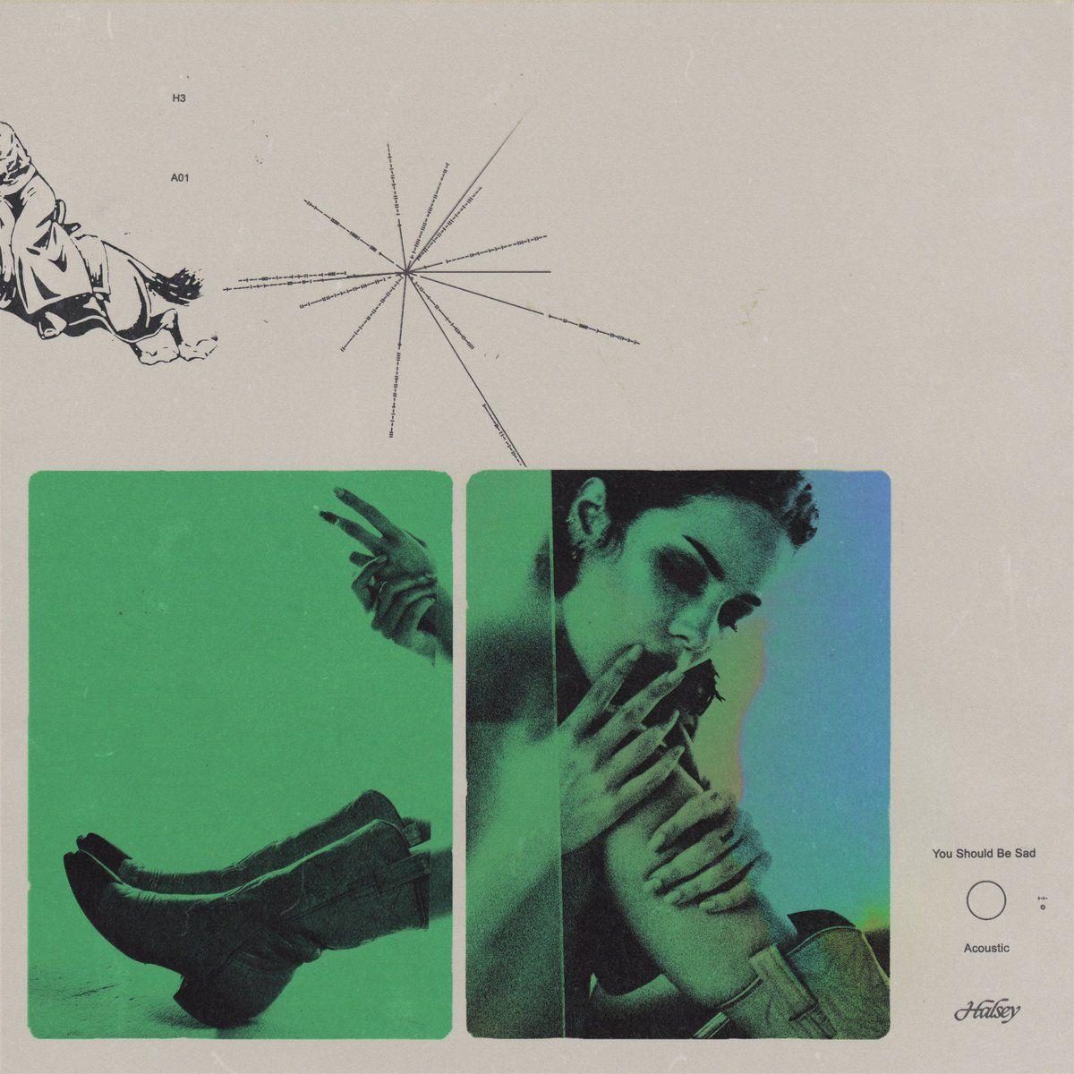 Capa do álbum "You should be sad (Acoustic)", de Halsey