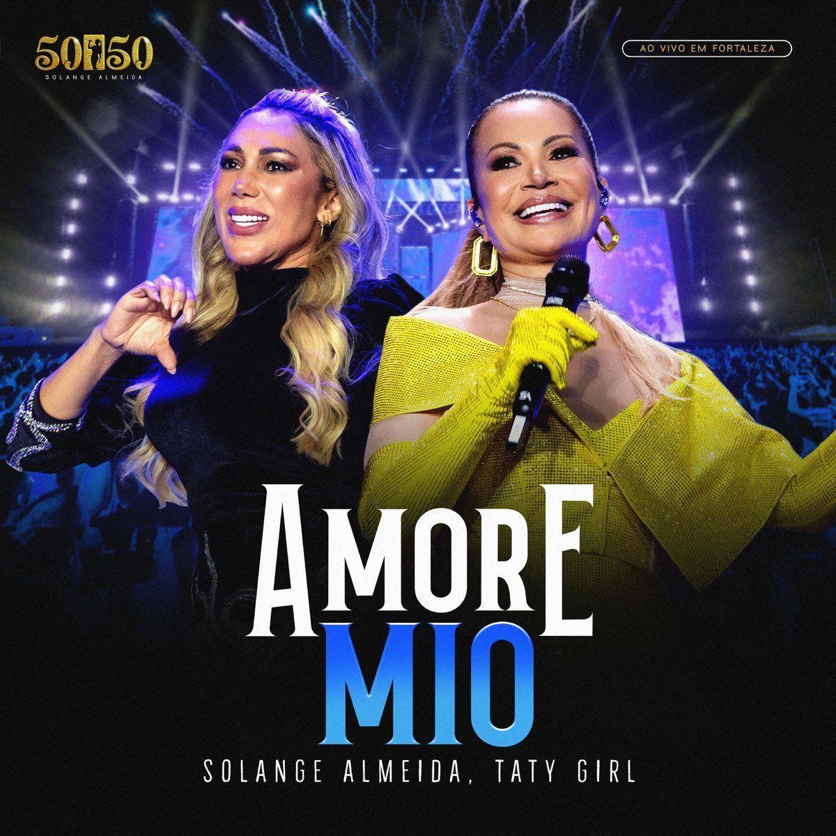 Portada de Sencillo/EP "Amore Mio (Ao Vivo)", de Solange Almeida