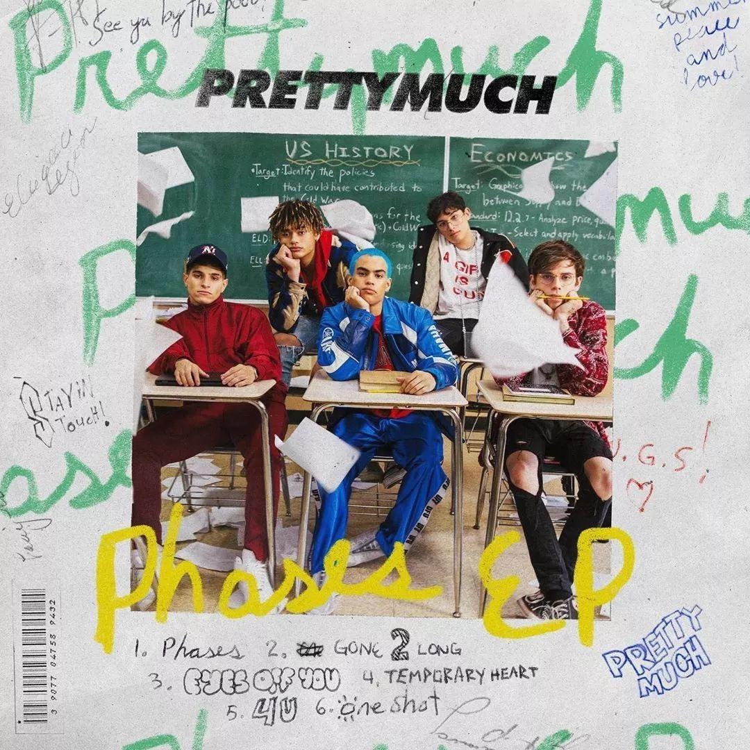 Portada de Sencillo/EP "Phases ", de PRETTYMUCH
