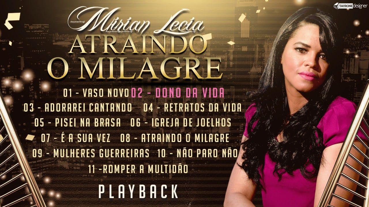 Portada de Álbum "Atraindo o Milagre", de Mirian Lecia