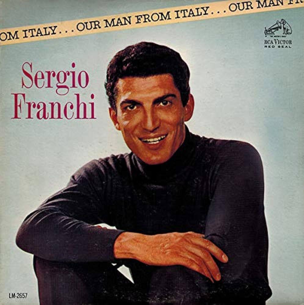 Portada de Álbum "Our Man From Italy", de Sergio Franchi