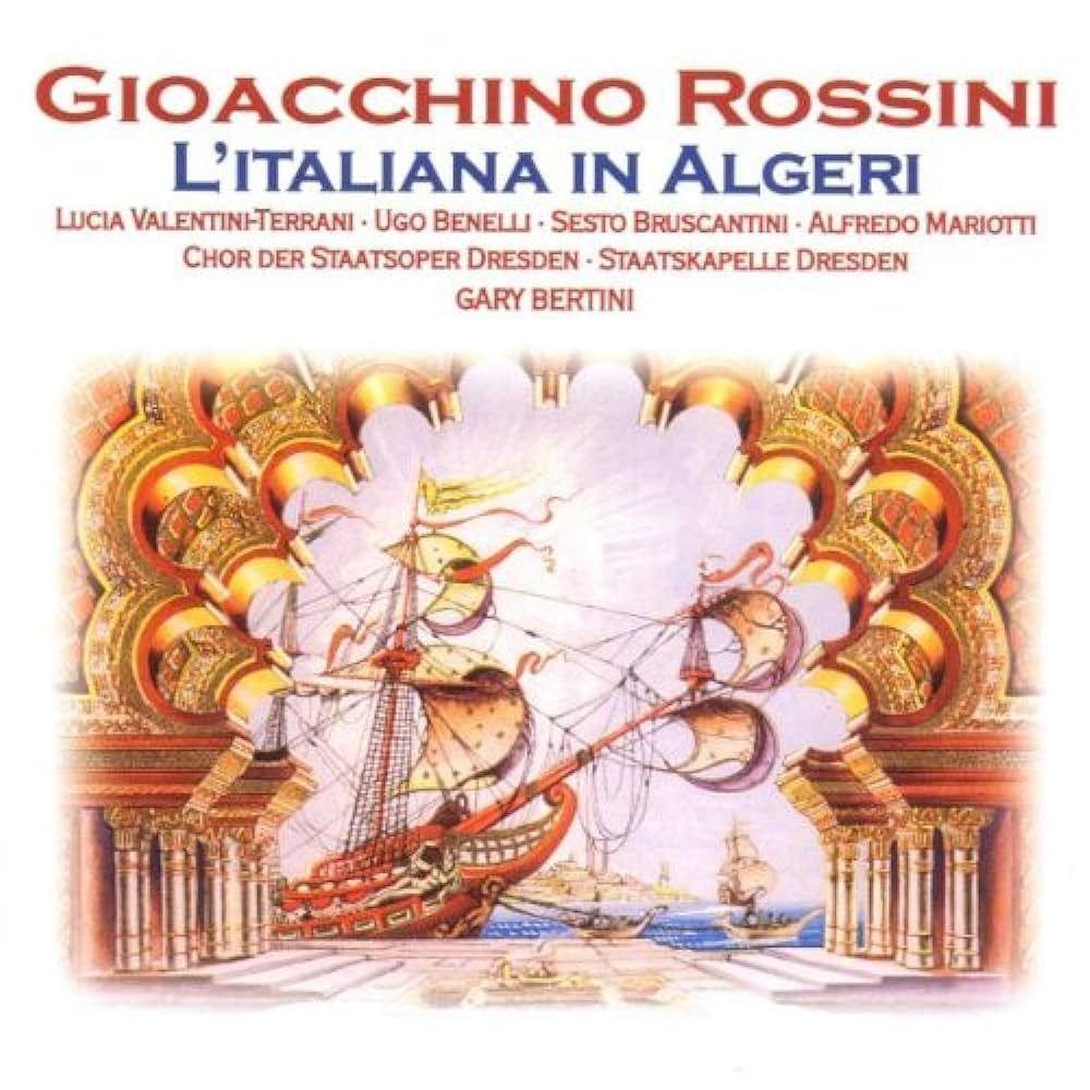 Portada de Álbum "L'Italiana in Algeri", de Gioacchino Antonio Rossini