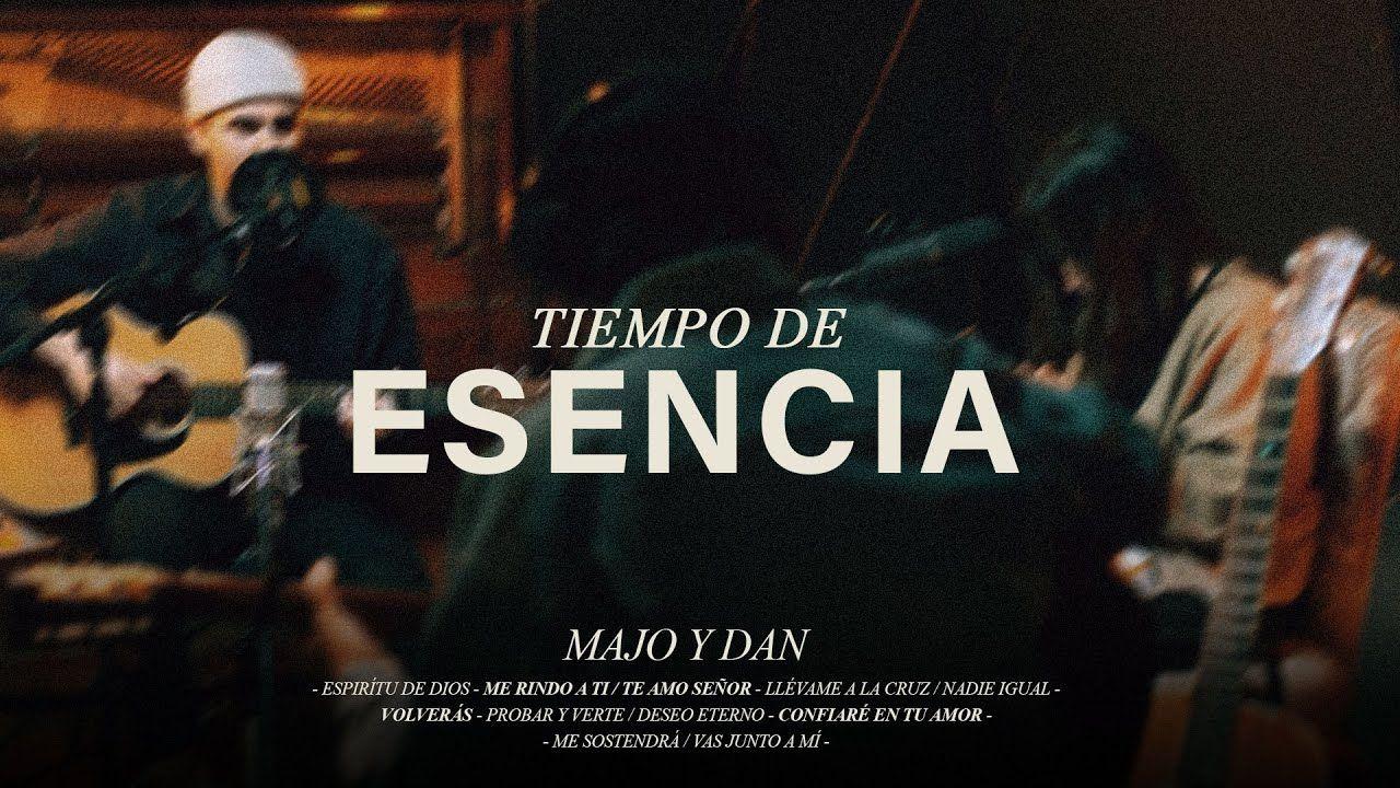 Portada de Álbum "Tiempo de Esencia (En Vivo)", de Majo y Dan