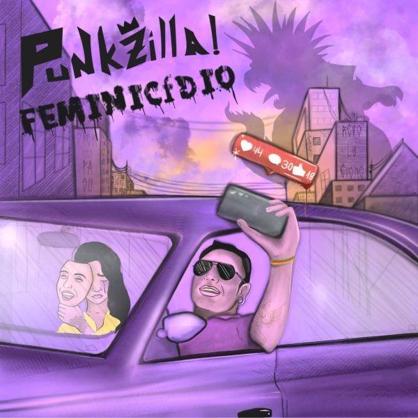 Capa do álbum "Feminic​í​dio", de Punkzilla!
