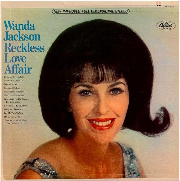 Capa do álbum "Reckless Love Affair", de Wanda Jackson
