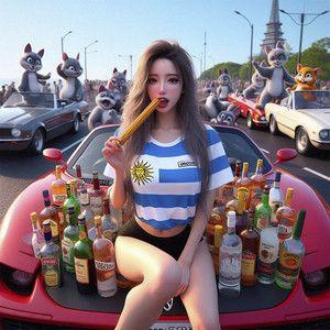 Portada de Sencillo/EP "URUWACHA (feat. turrobaby & Lonzo)", de Davus