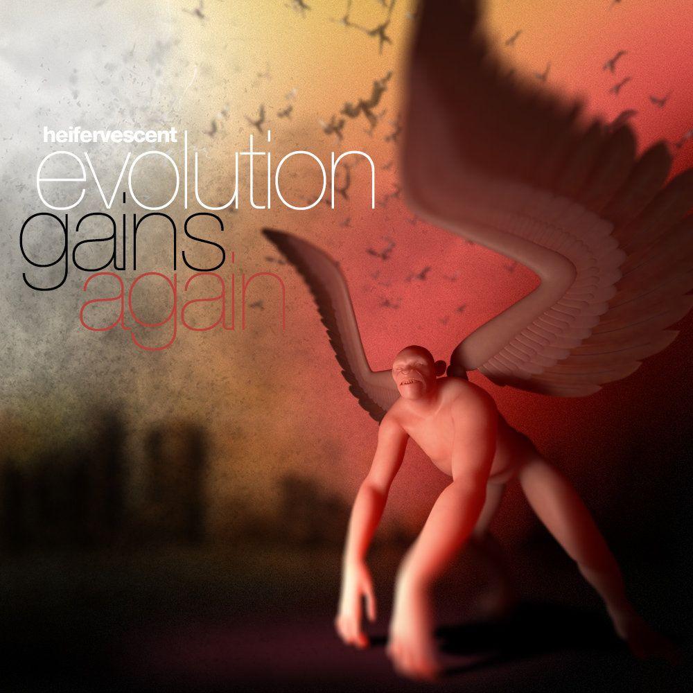 Portada de Álbum "Evolution Gains Again", de Heifervescent