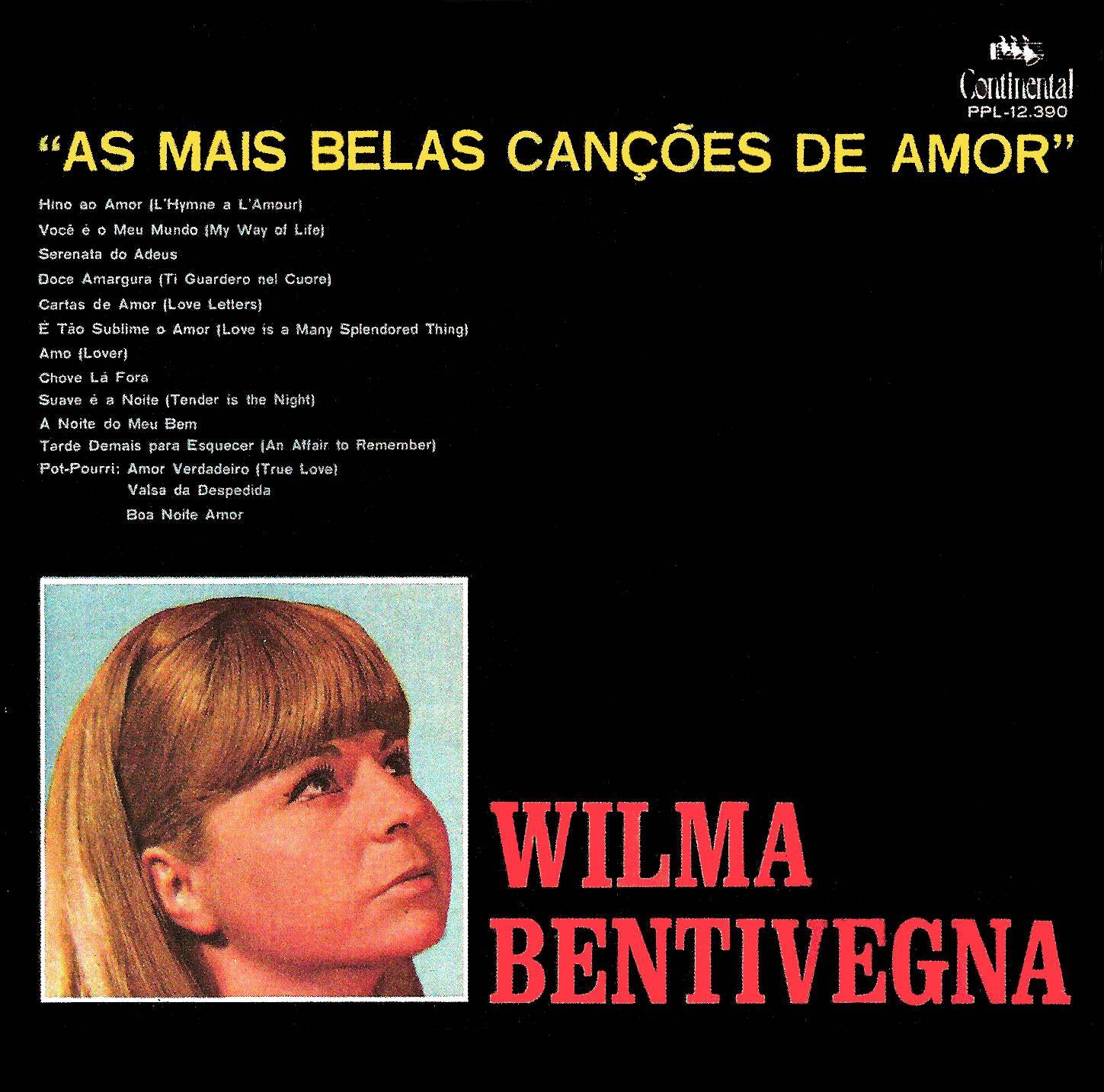 Album cover of "As Mais Belas Canções de Amor" by Wilma Bentivegna