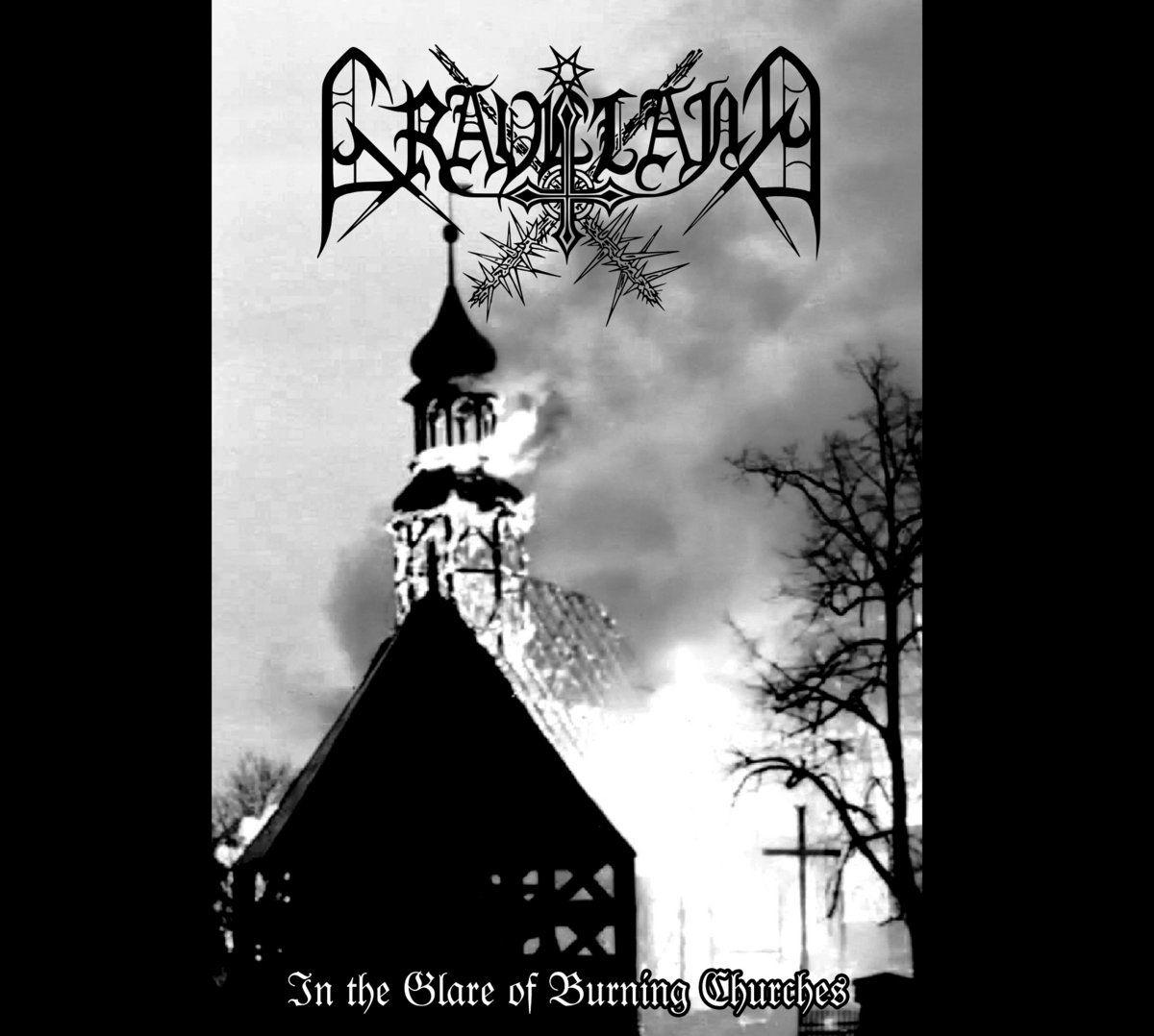 Capa do Álbum "In the Glare of Burning Churches", de Graveland