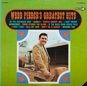 Album cover of "Webb Pierce's Greatest Hits" by Webb Pierce