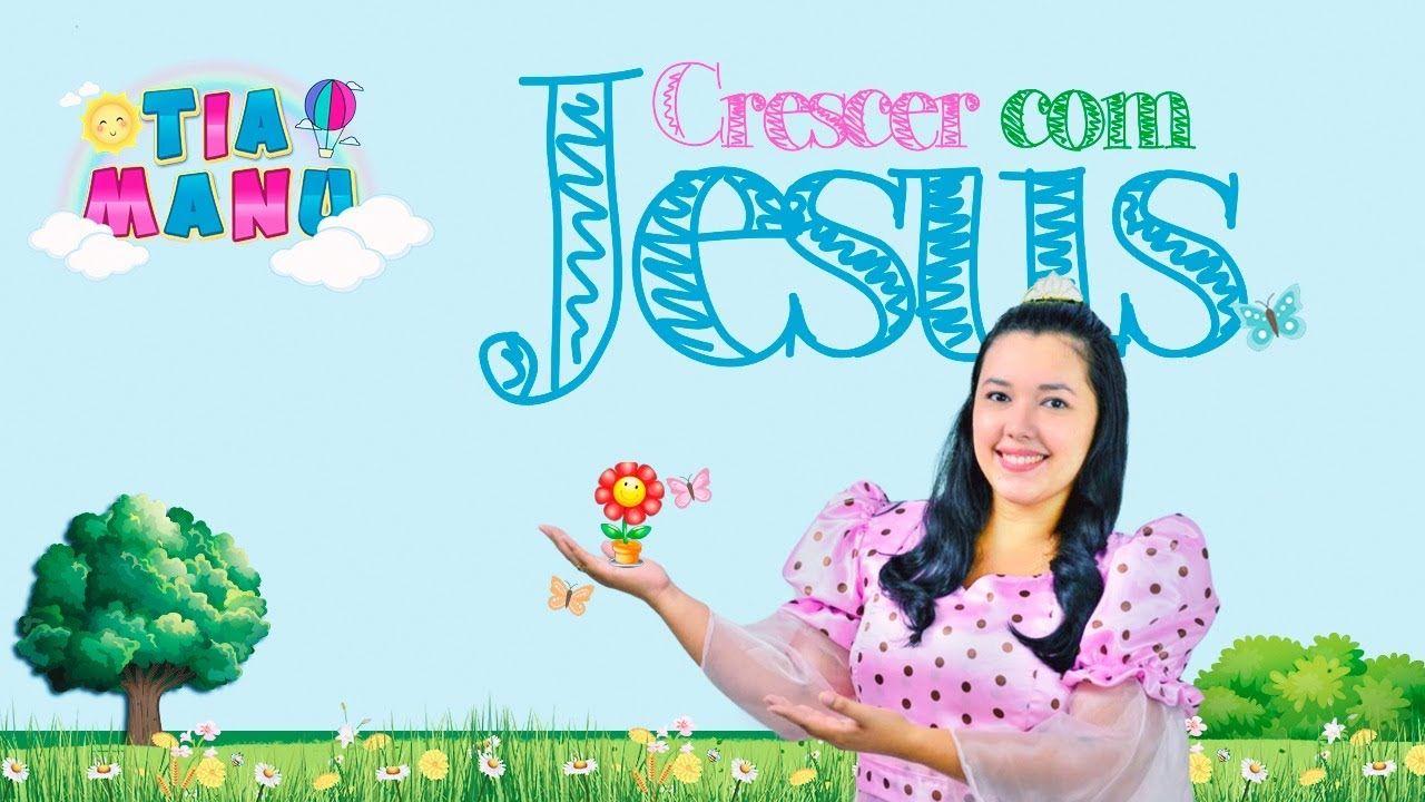 Capa do Single/EP "Crescer com Jesus", de Tia Manu