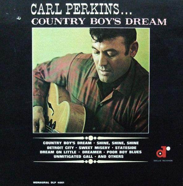 Portada de Álbum "Country Boy's Dream", de Carl Perkins