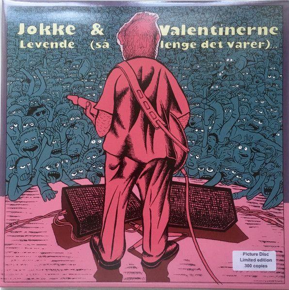 Portada de Álbum "Levende (Så Lenge Det Varer)...", de Jokke & Valentinerne