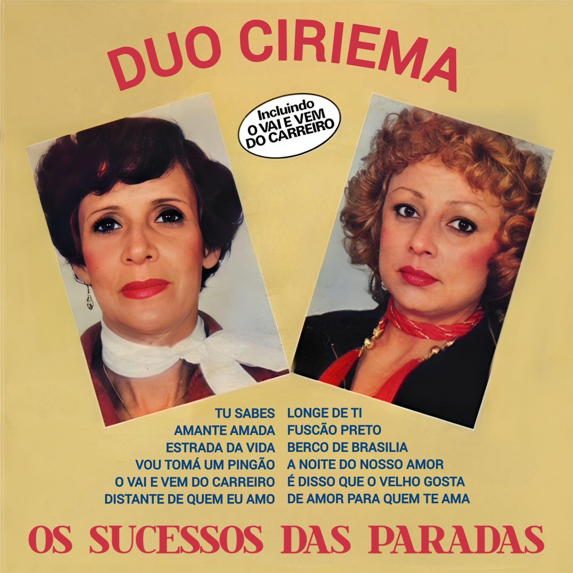 Portada del álbum "Os Sucessos Das Paradas", de Duo Ciriema
