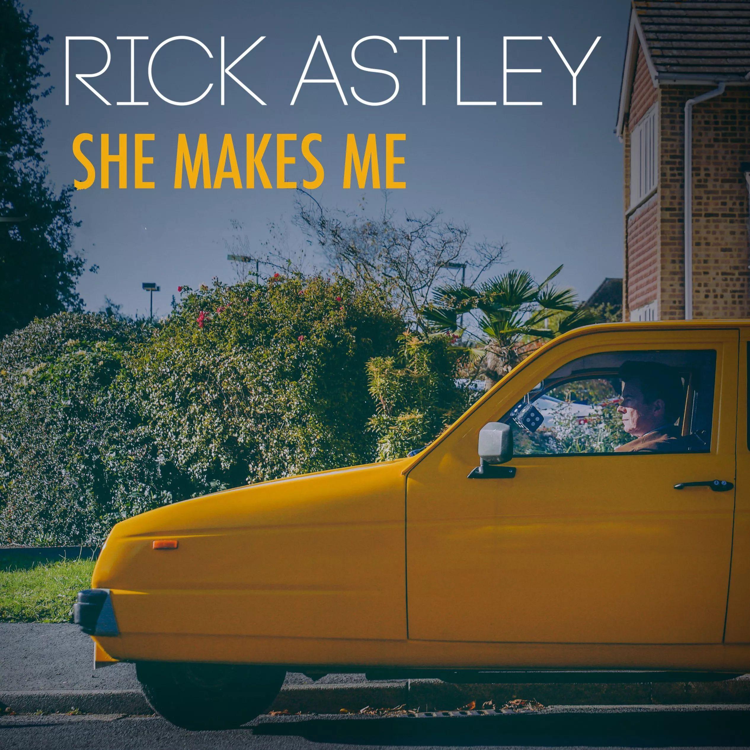 Capa do álbum "She Makes Me (3 Wheel Mix)", de Rick Astley