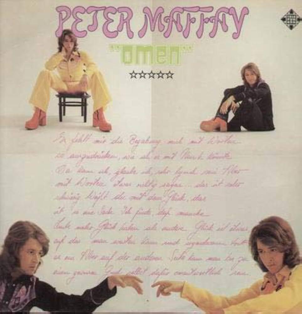 Capa do álbum "Omen", de Peter Maffay