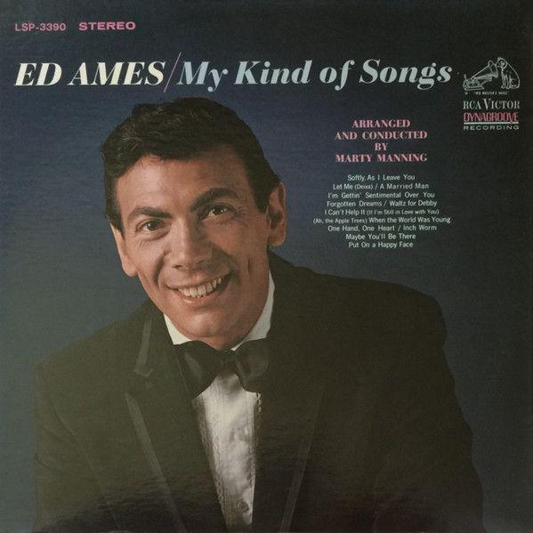 Portada de Álbum "My Kind Of Songs", de Ed Ames