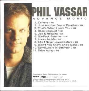 Capa do Álbum "Advance Music", de Phil Vassar