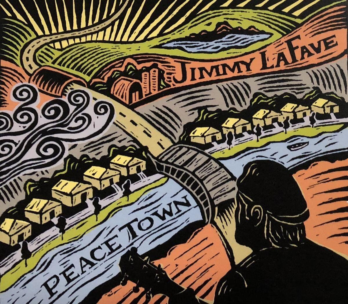 Portada de Álbum "Peace Town", de Jimmy Lafave