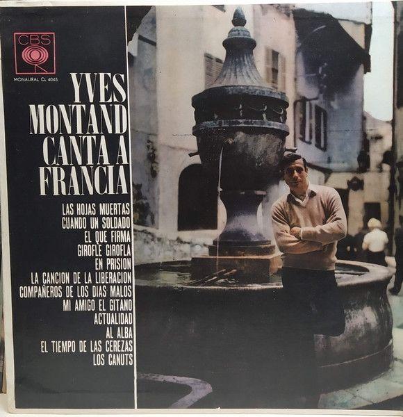 Portada de Álbum "Canta A Francia", de Yves Montand