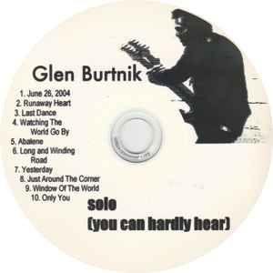 Portada de Álbum "Solo (You Can Hardly Hear)", de Glen Burtnick