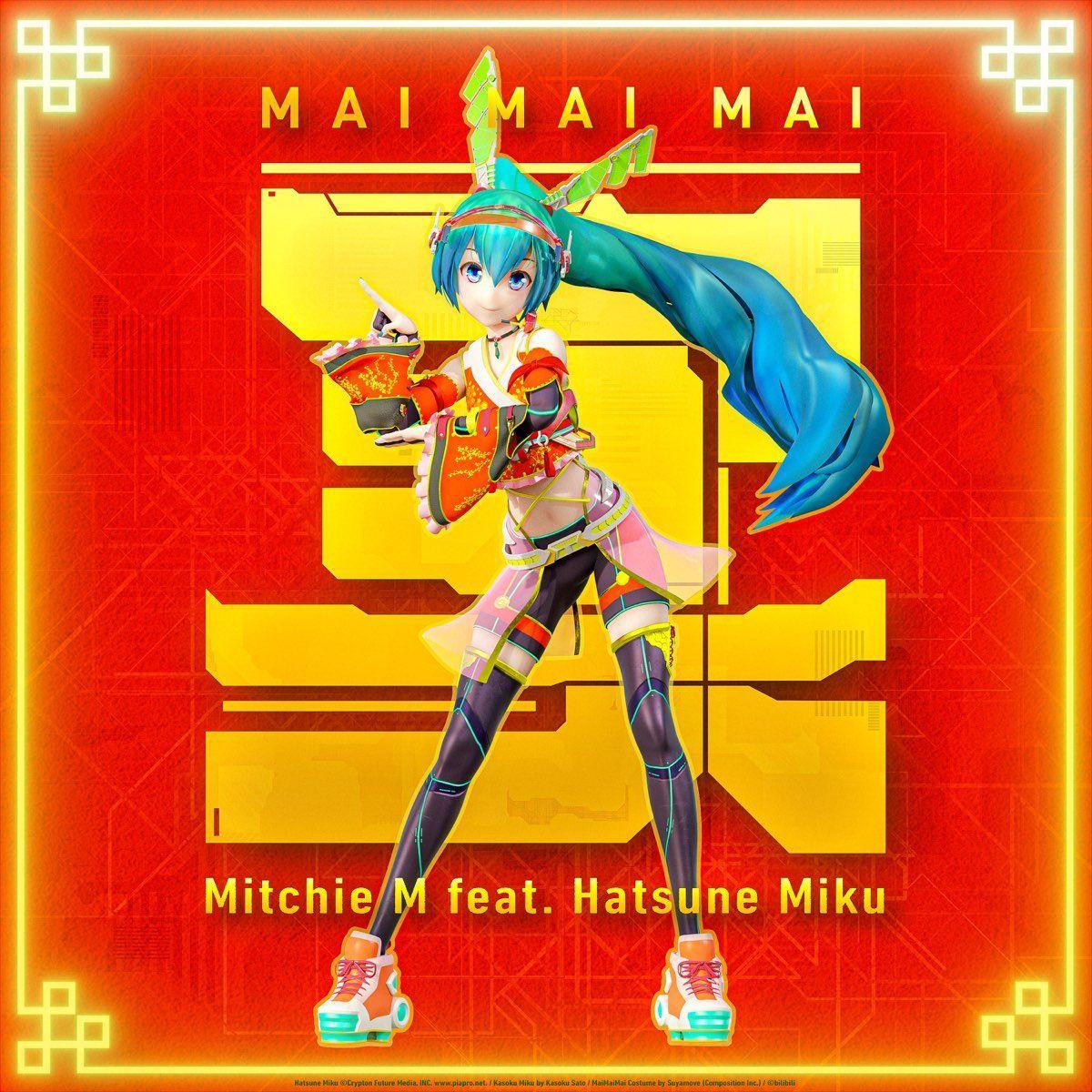 Portada de Sencillo/EP "Mai Mai Mai (feat. Hatsune Miku)", de Mitchie M