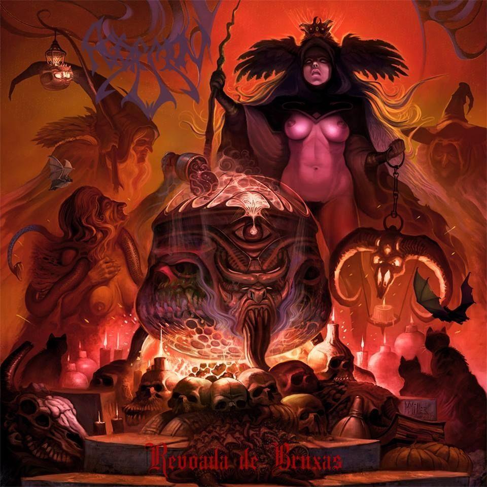 Portada de Álbum "Revoada de Bruxas", de Aggresion
