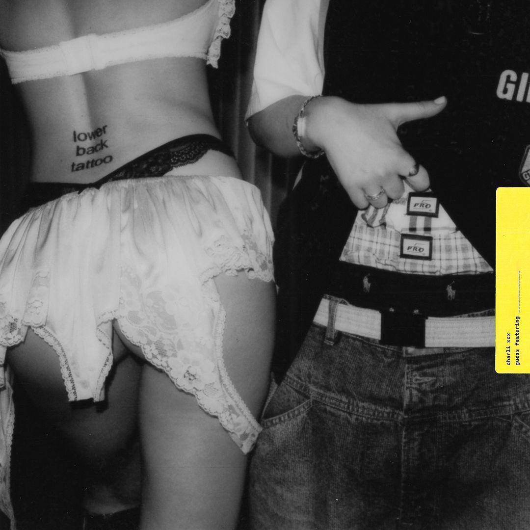 Portada del álbum "Guess featuring Charli xcx", de Billie Eilish